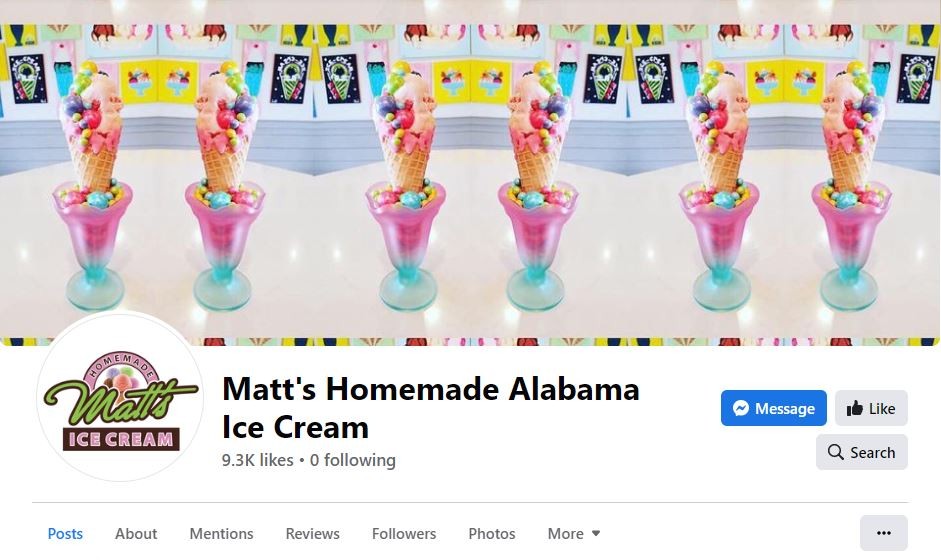 Matts Homemade Alabama Ice Cream Matts Homemade Alabama Ice Cream