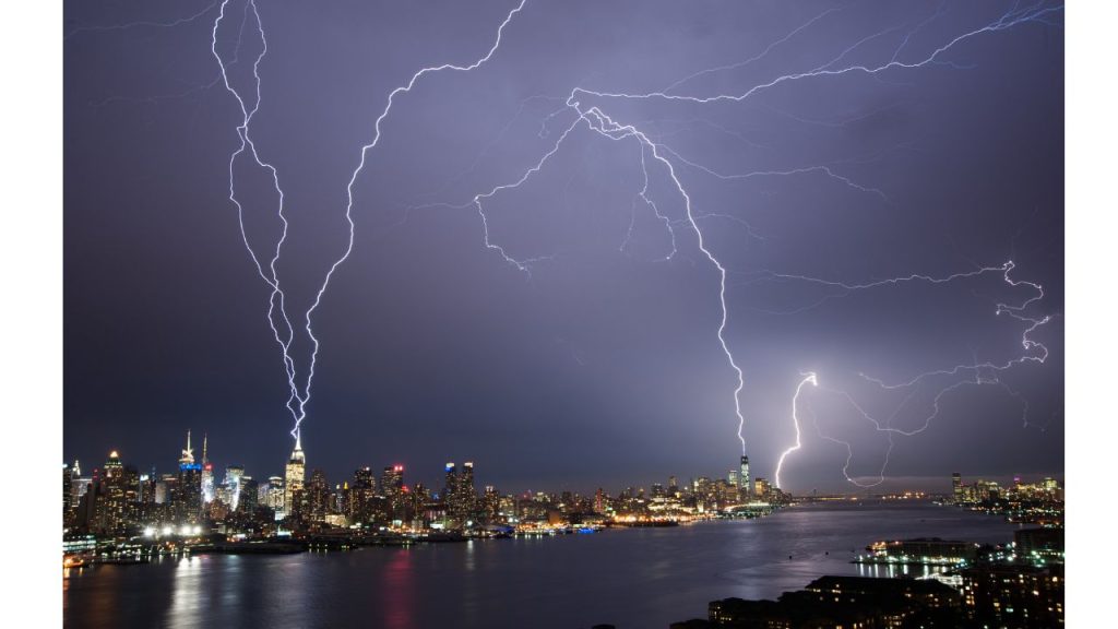 A Shocking Encounter Truck Struck By Lightning On Bridge