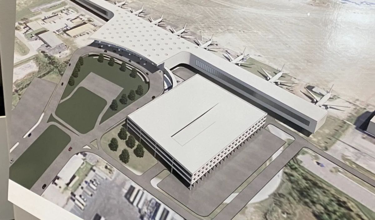 new mobile internation airport terminal rendering