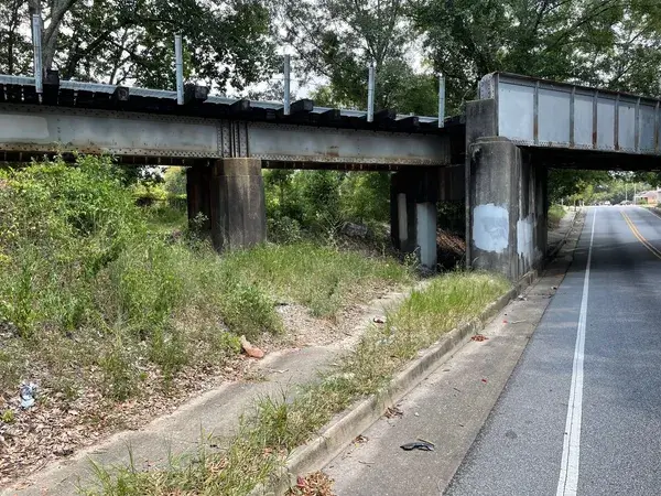 old shell overpass
