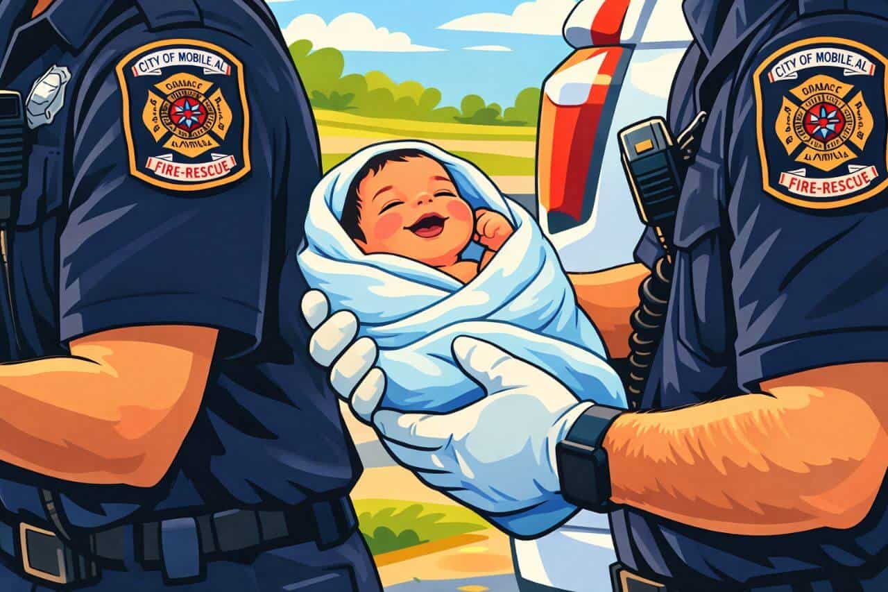 Quick Response by Firefighters Helps Newborn After Parking Lot Birth